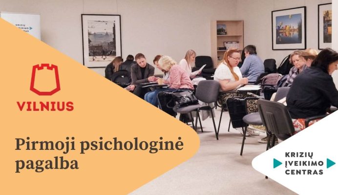 Įvyko Pirmosios psichologinės pagalbos seminaras Vilniaus specialistams
